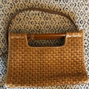 Fossil wicker purse
